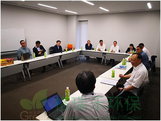 藤嶋昭教授與凈化委一行進行技術交流