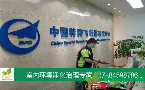 甲醛治理，甲醛污染，格瑞樂，武漢除甲醛，武漢中航通飛