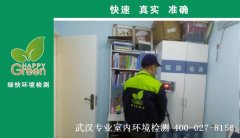 武漢市洪山區(qū)楊春湖畔新房甲醛檢測